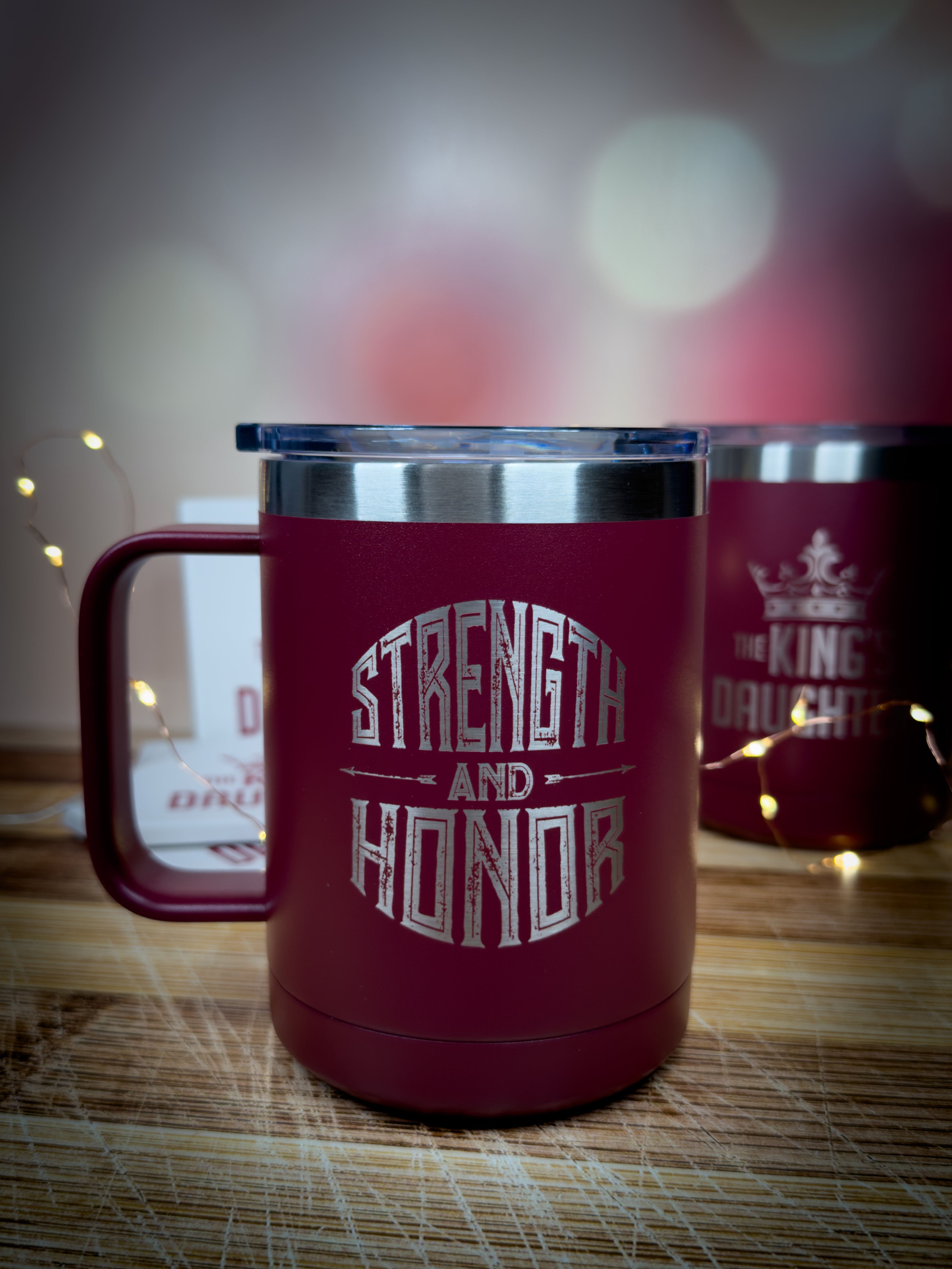 Strength and Honor™ Insulated Travel Coffee Mug