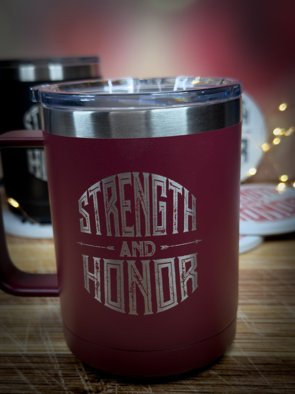 Strength and Honor™ Insulated Travel Coffee Mug