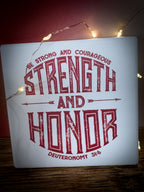 Strength and Honor™ Coaster - Set of 4