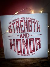 Strength and Honor Coaster - Set of 4