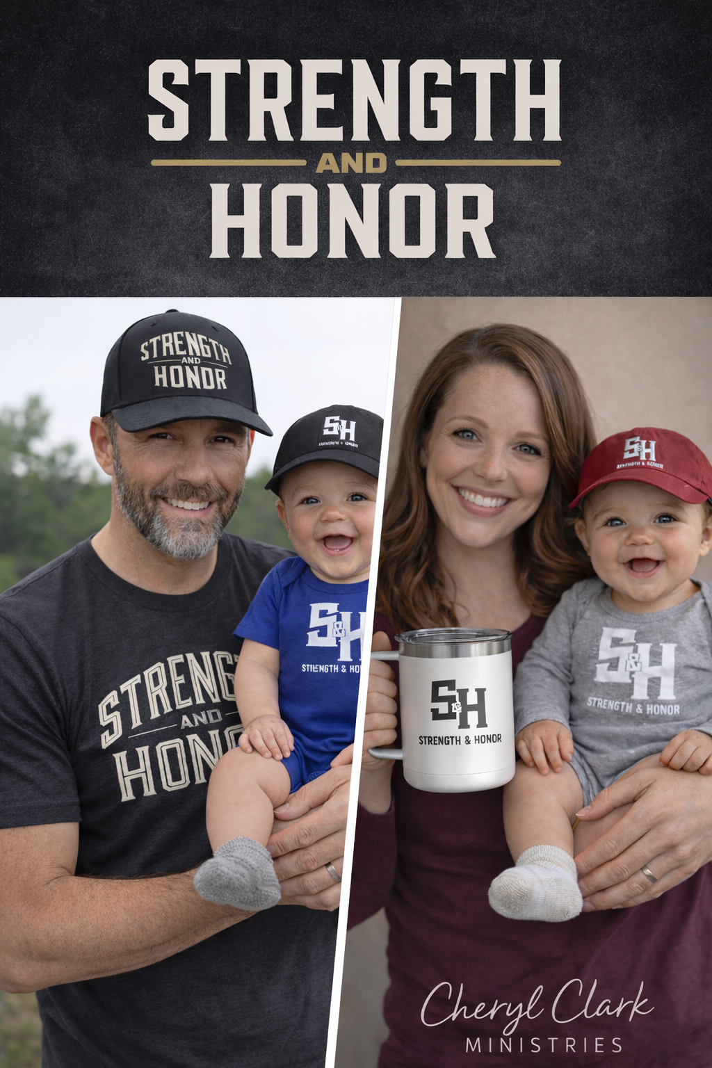 Strength and Honor™ Baby Hat