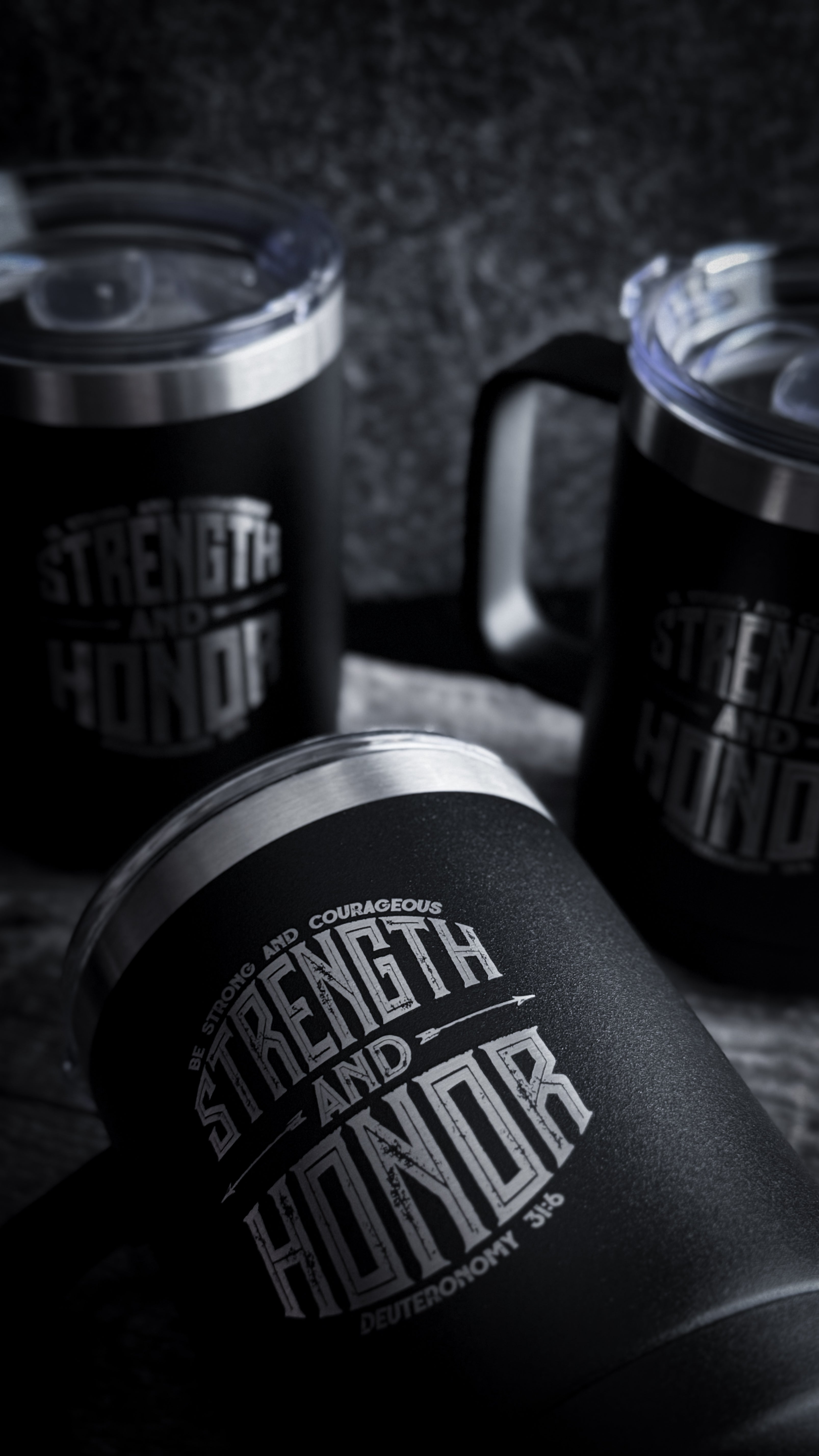 Strength and Honor™ Insulated Travel Coffee Mug