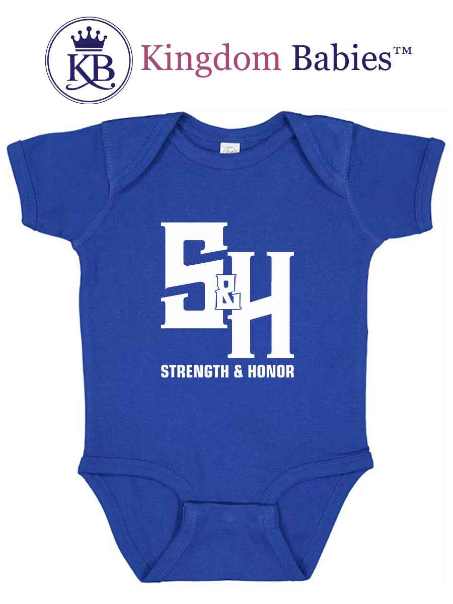 Kingdom Babies™ Strength and Honor Onesie