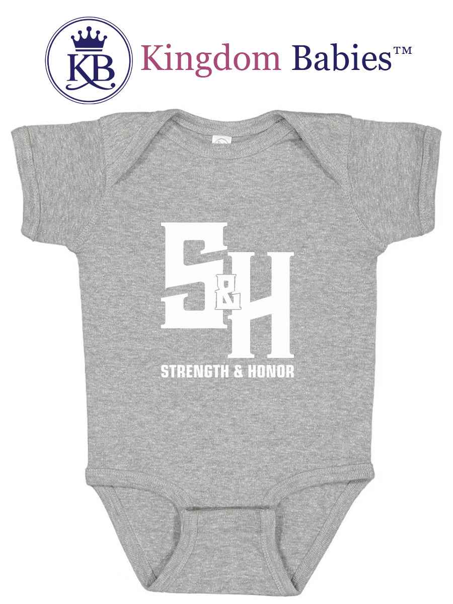 Kingdom Babies™ Strength and Honor Onesie