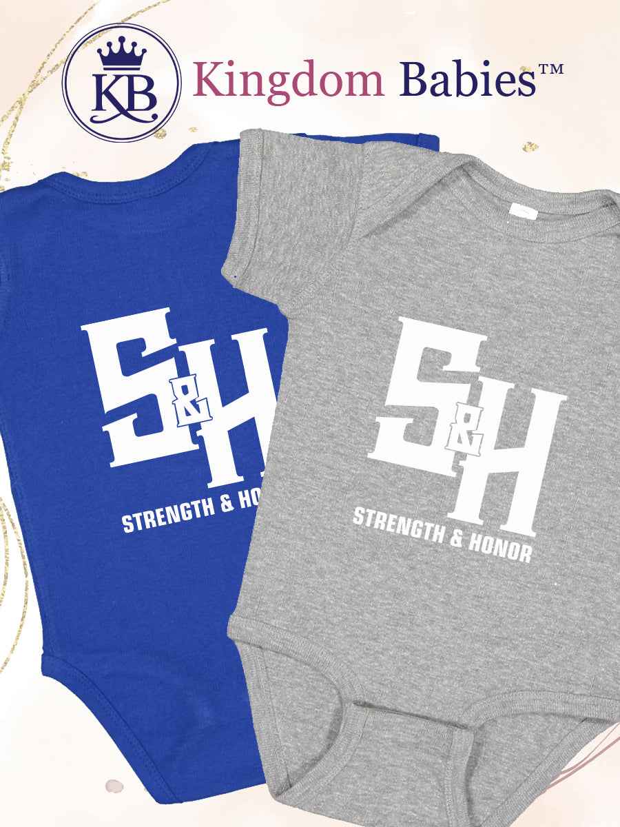Kingdom Babies™ Strength and Honor Onesie