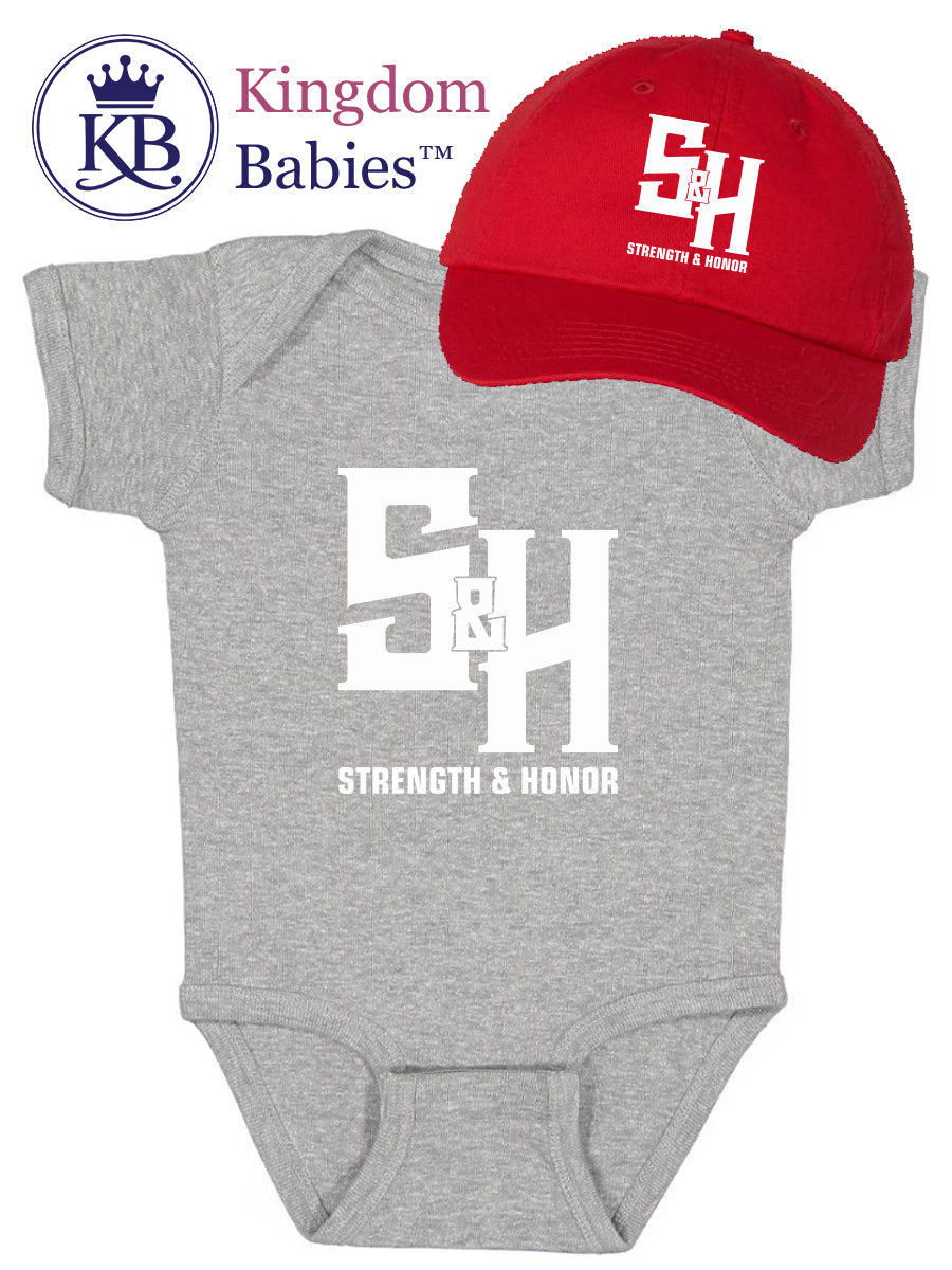 Kingdom Babies™ Strength and Honor 3-Piece Baby Gift Set