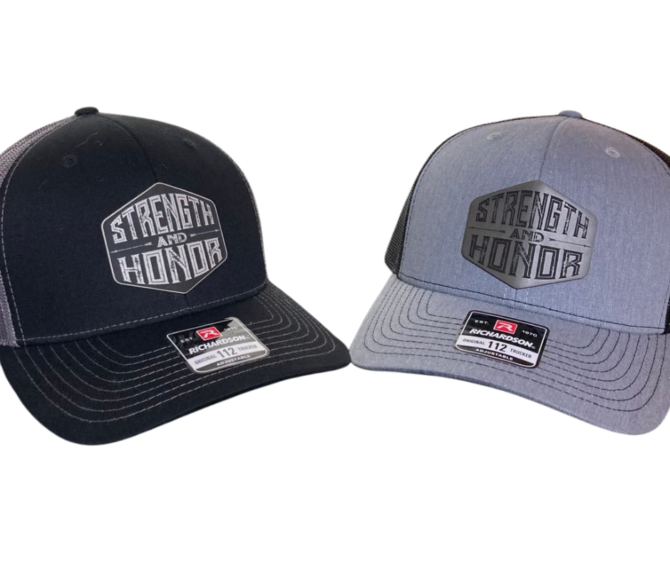 Strength and Honor Ball Caps