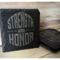 Strength and Honor™ Coaster - Set of 4