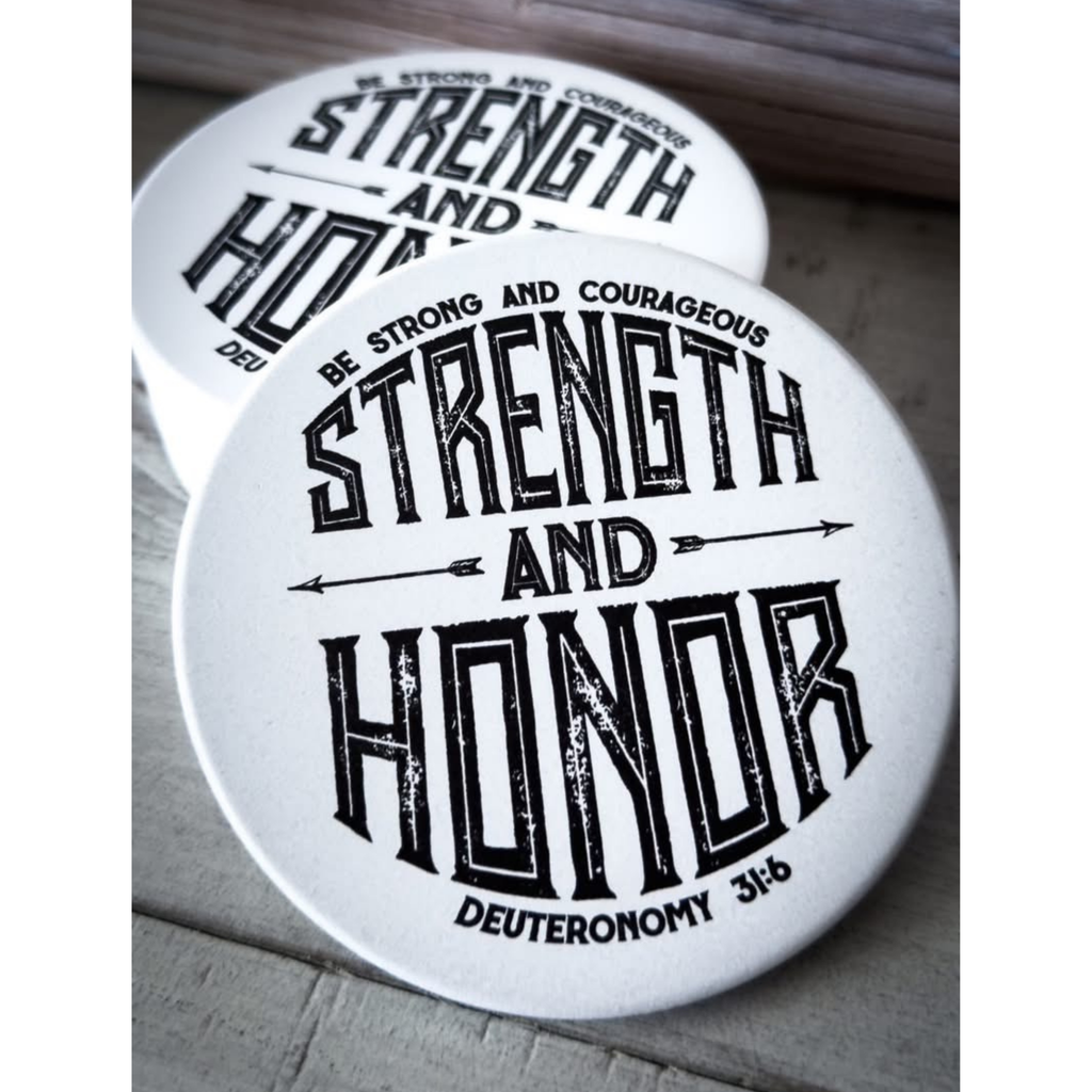 Strength and Honor™ Coaster - Set of 4