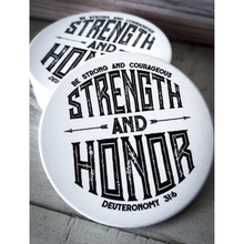 Strength and Honor Coaster - Set of 4